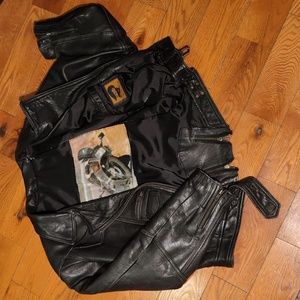 🦊FOXRUN 1990s Vintage Motorcycle Jacket